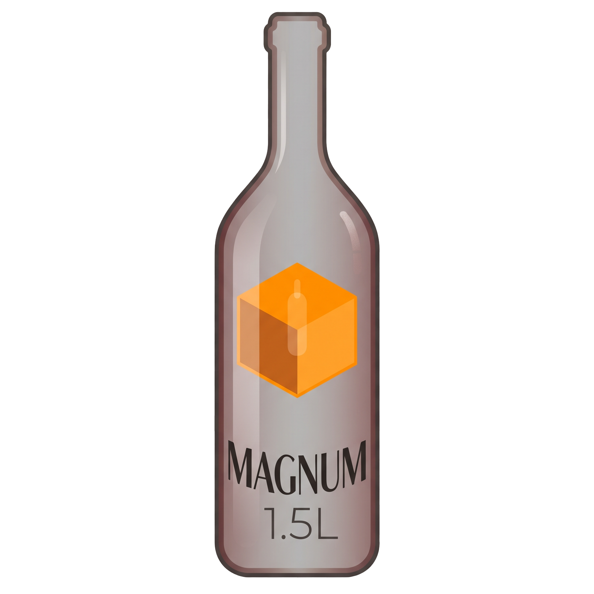 Botella Magnum BlocksWine con custodia de origen y certificación blockchain